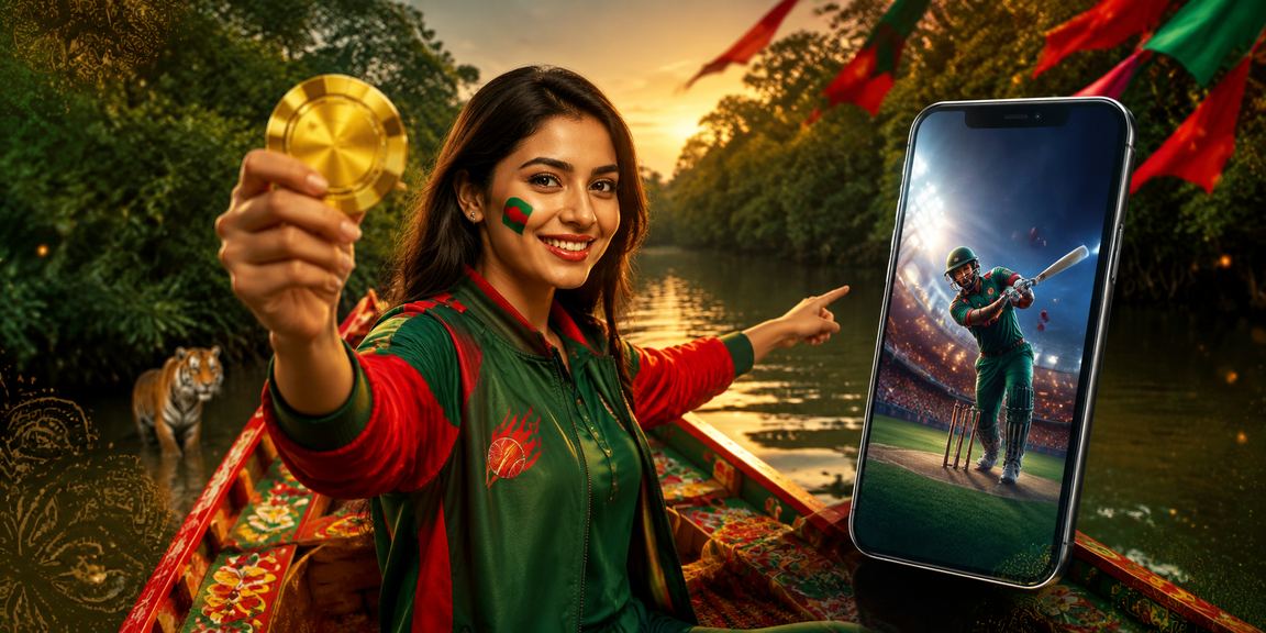 সুন্দরবনের পটভূমিতে pkok ক্রিকেট বেটিং উপভোগ করছেন বাংলাদেশি ব্যবহারকারী